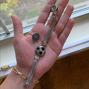 bracelet with changeable charm